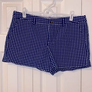 Merona Blue and White Polka Dot Shorts
